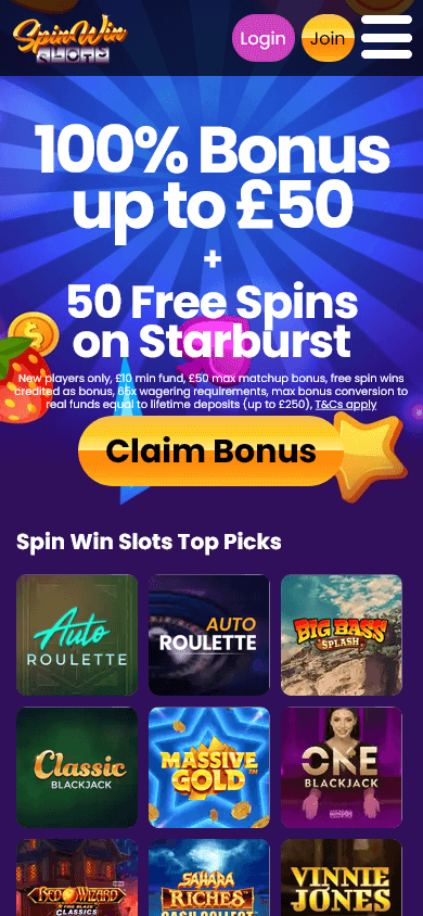 SpinWin Slots Casino Mobile screenshot